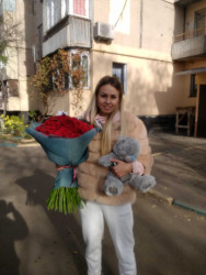 Мишка Тедди - купить в магазине цветов ProFlowers.ua