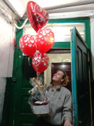 Воздушный гелиевый шарик «I love you» - быстрая доставка от ProFlowers.ua