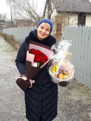Корзина фруктов «Фруктовый сад» - купить в магазине цветов ProFlowers.ua