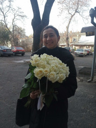 25 білих троянд - від ProFlowers.ua
