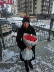 Доставка по Украине - Букет роз "Утонченный"