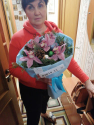 Доставка по Украине - Букет цветов "Зимнее настроение"