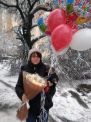 Доставка по Украине - Воздушные шары "С Днем рождения"