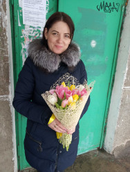 Букет тюльпанов "Весна!" - купить в магазине цветов ProFlowers.ua