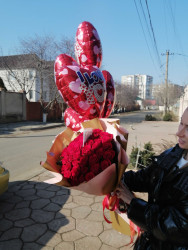 Зв'язка гелієвих кульок «I love you» - швидка доставка з ProFlowers.ua
