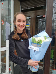 Букет из 25 белоснежных тюльпанов - купить в магазине цветов ProFlowers.ua
