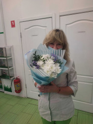 Bouquet of chrysanthemums "Fabulous night" - buy at flower shop ProFlowers.ua
