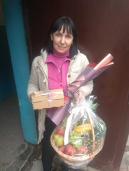 Order with delivery - Basket of fruits "Rich"