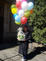 25 різнокольорових гелієвих кульок - від ProFlowers.ua
