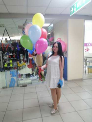 7 multi-colored balloons - buy at flower shop ProFlowers.ua
