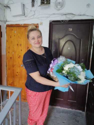 Delivery in Ukraine -  Bouquet with hydrangea "Good morning"