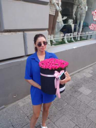 Order with delivery - 101 pink rose in a box